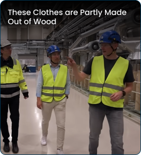 These Clothes are Partly Made Out of Wood